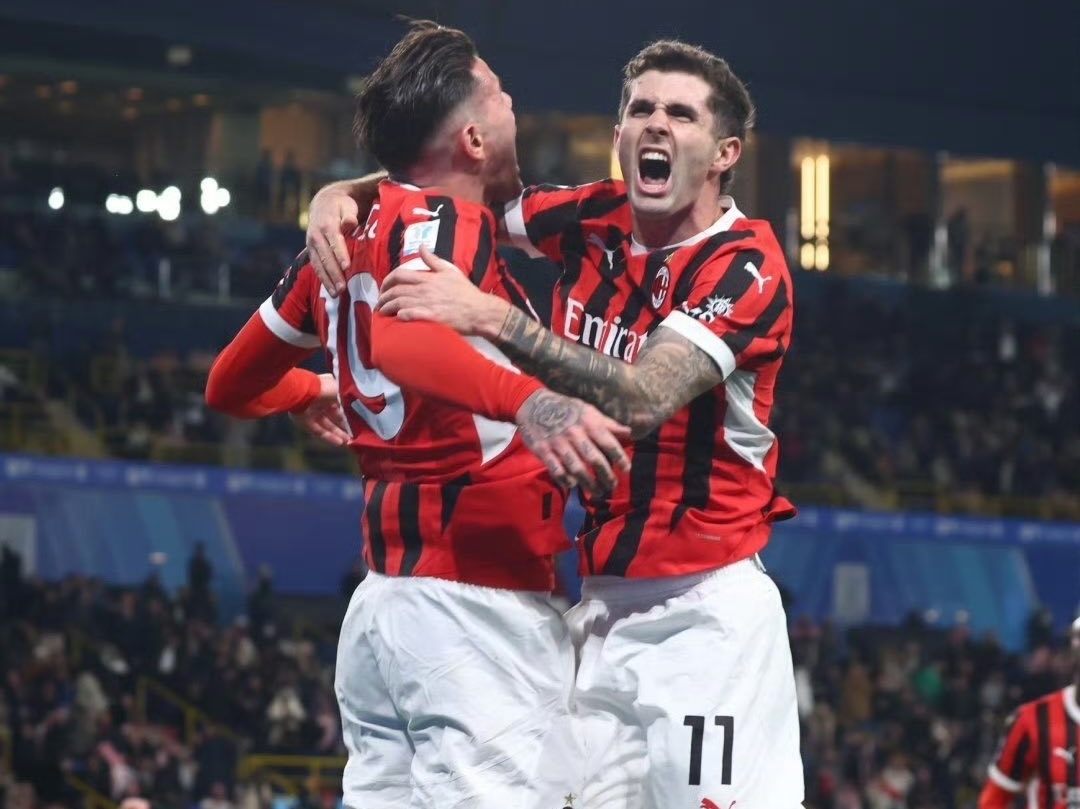 AC米兰完胜丹麦，莫德里奇带队取胜